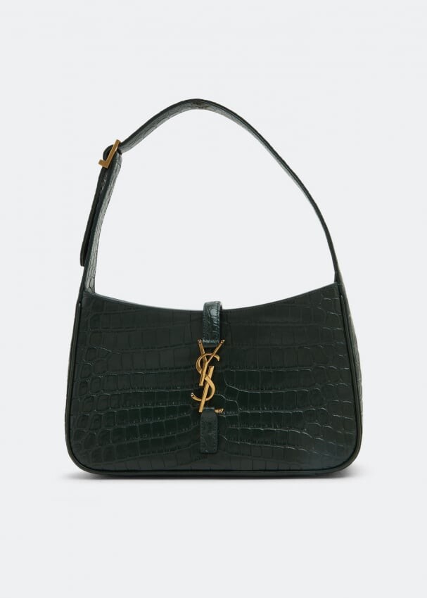 

Сумка-хобо SAINT LAURENT Le 5 À 7 hobo bag, зеленый