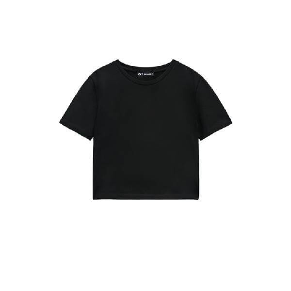 

Футболка Zara Short Sleeve, черный