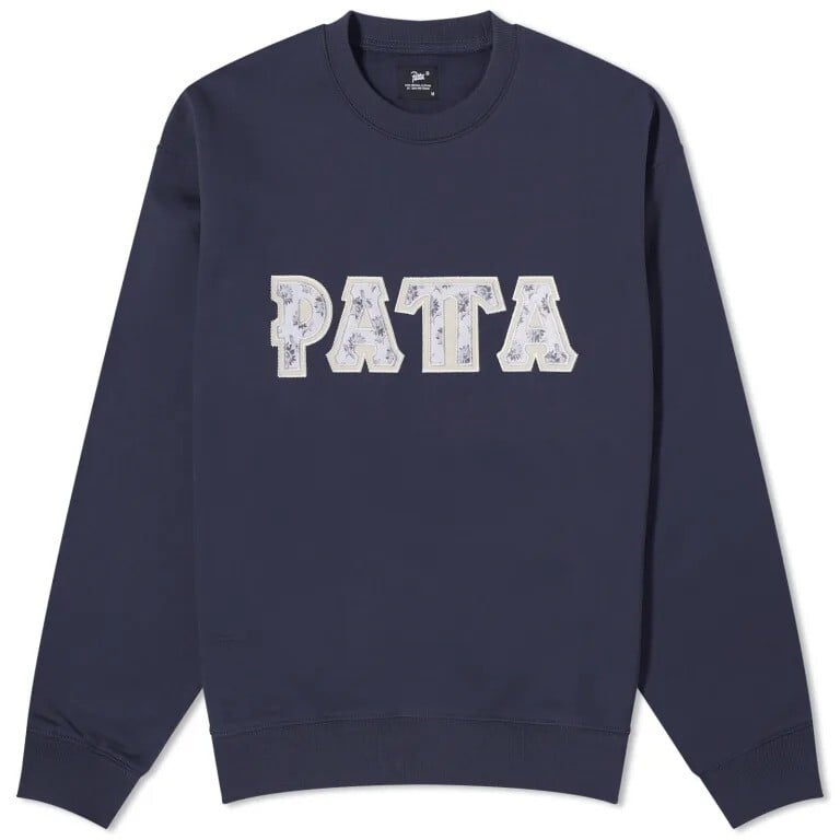 

Свитшот Patta Homesick Boxy Crew, темно-синий