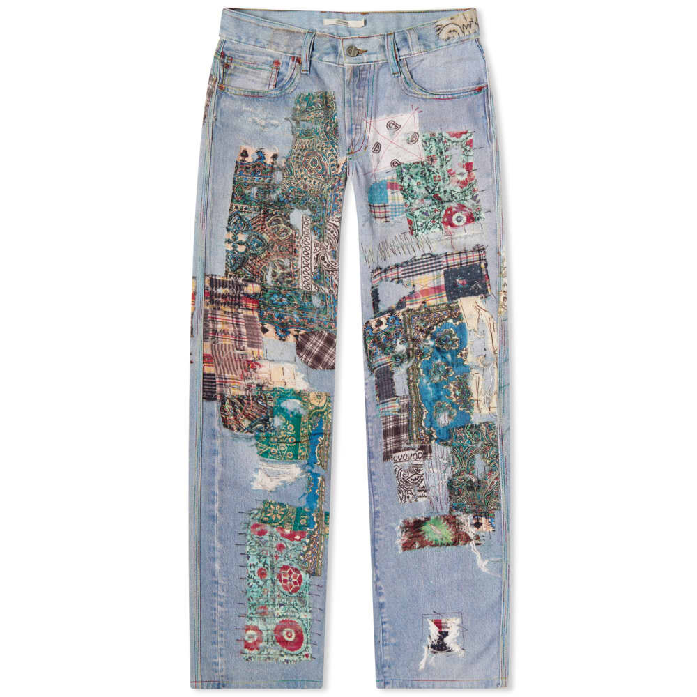 

Брюки (di)vision Low Waist Printed Patch Jean