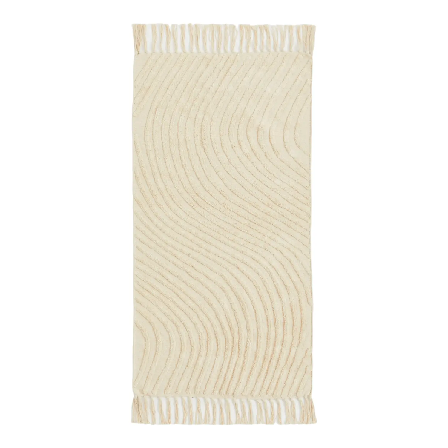 

Ковер H&M Home Tufted-pattern, светло-бежевый