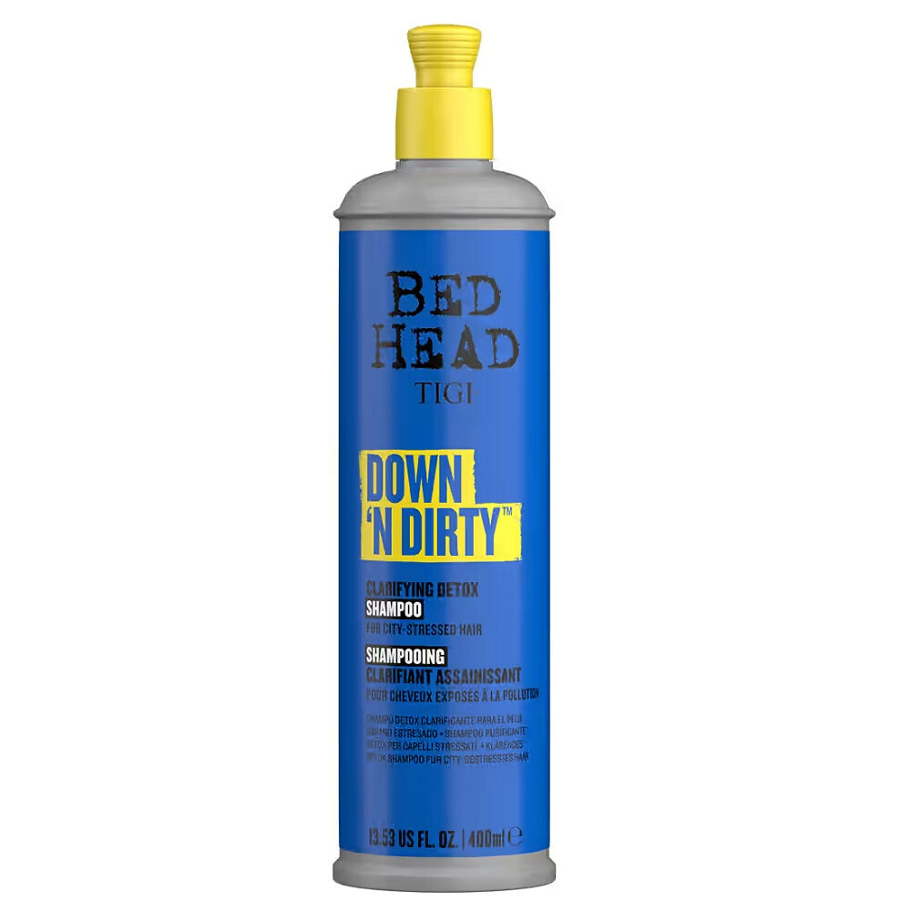 

Tigi Bed Head Down N' Dirty Clarifying Detox Shampoo детоксицирующий шампунь для волос 400мл