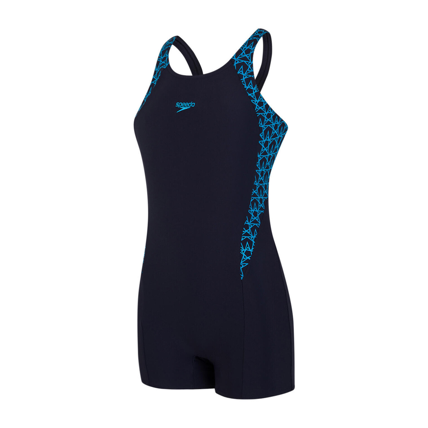 

Слитный купальник для девочек Speedo Boomstar, синий / темно-синий