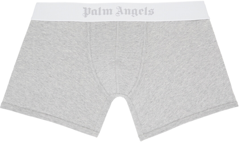 

Набор из двух серых боксеров Palm Angels