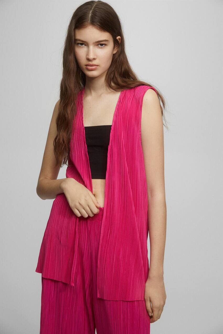 

Топ без рукавов Pull&Bear, розовый