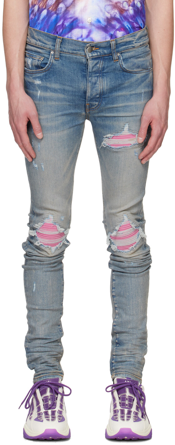 

Синие джинсы MX1 AMIRI