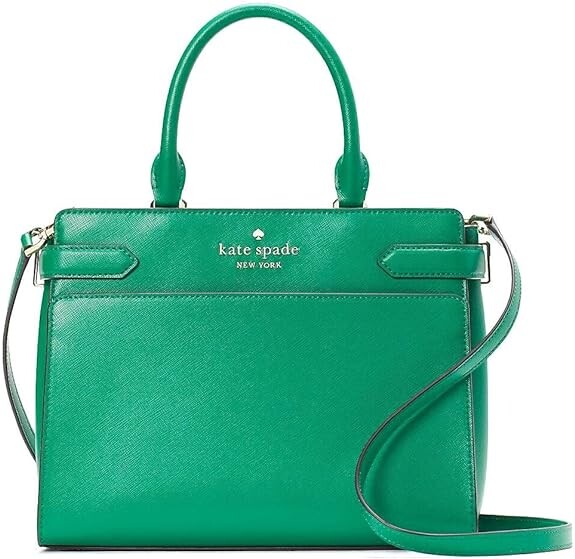 

Кошелек-саквояж Kate Spade New York Staci среднего размера из сафьяновой кожи, зеленый