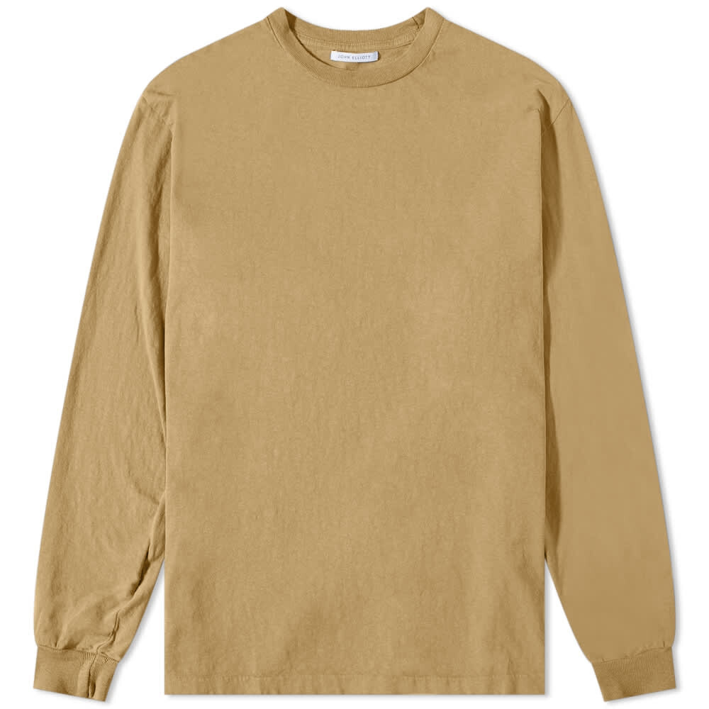

Футболка John Elliott Long Sleeve University Tee, Коричневый