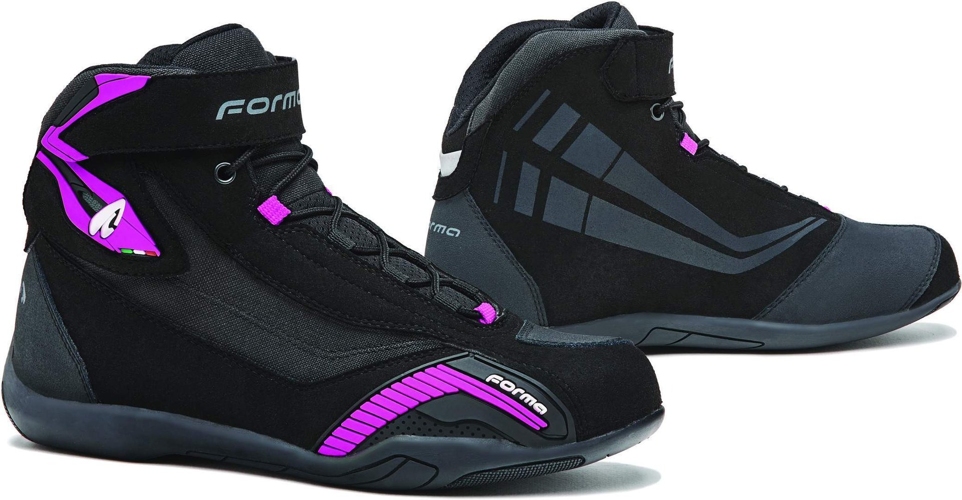 Ботинки Forma Lady Genesis мотоциклетные, черный/фиолетовый