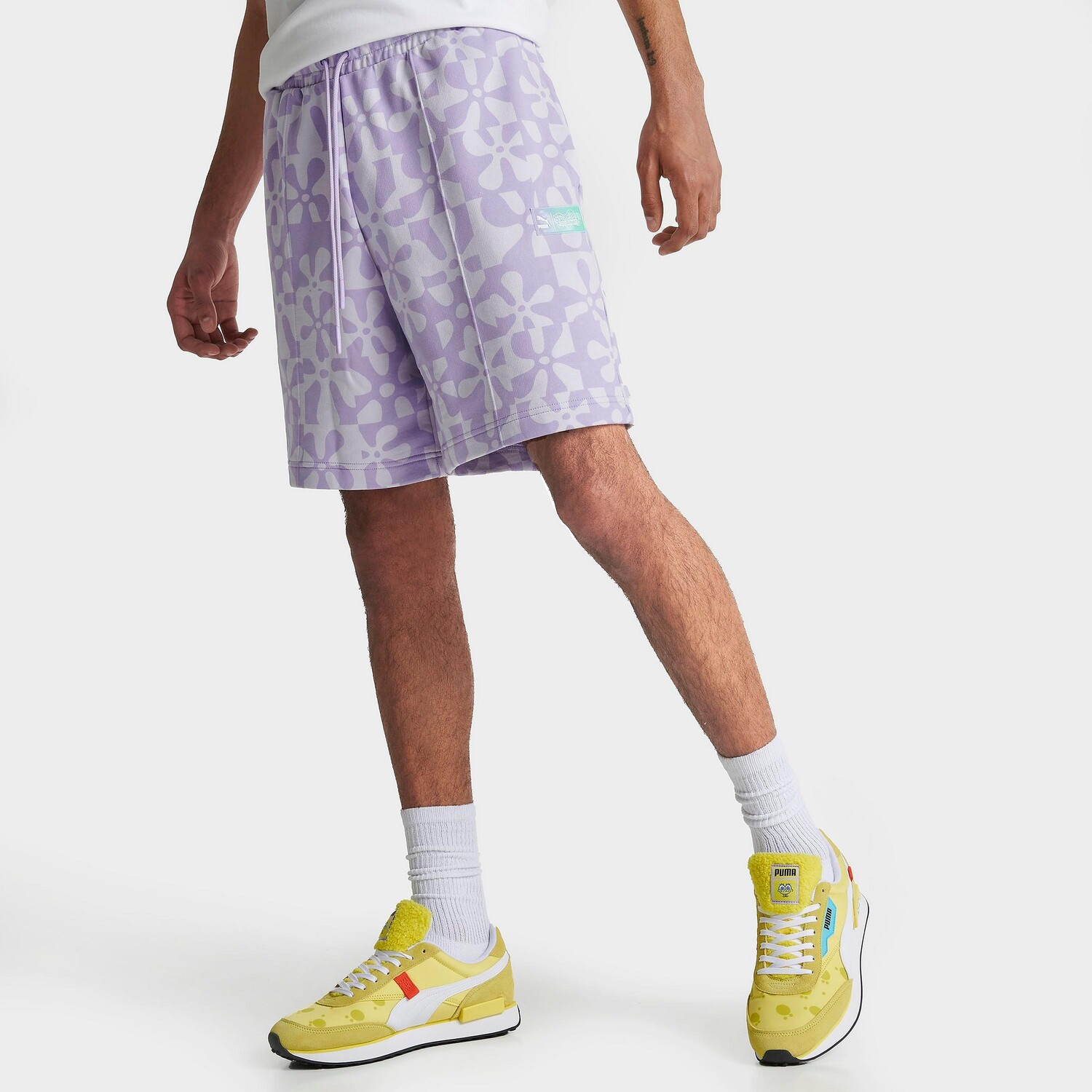 

Мужские шорты с принтом Puma x Spongebob Squarepants, фиолетовый