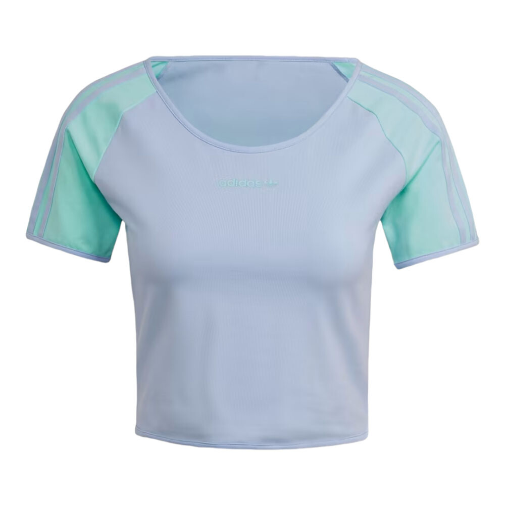 

Футболка Adidas Island Club Short, голубой/зеленый