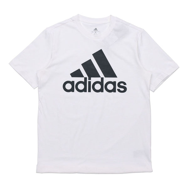 Футболка Adidas Printed Big Logo Essentials Tee Short Sleeve White, Белый