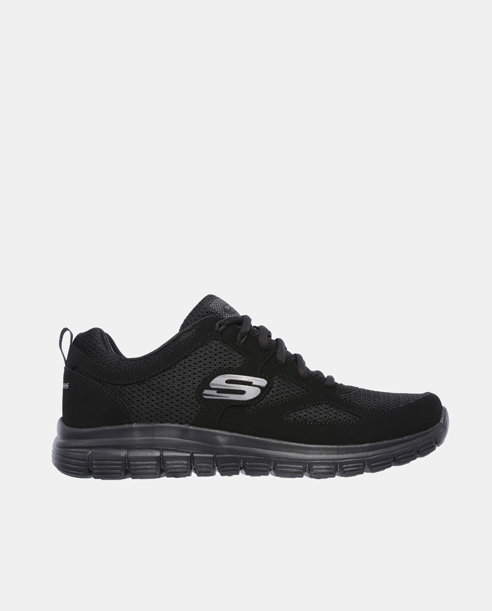 

Мужские кроссовки Sport Burns с низким верхом и эластичной застежкой Skechers, черный