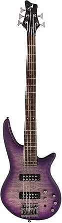 цена Серия JS Spectra Bass JS3QV 5-струнная гитара Laurel Neck Purple Phaze Jackson 2919914 592