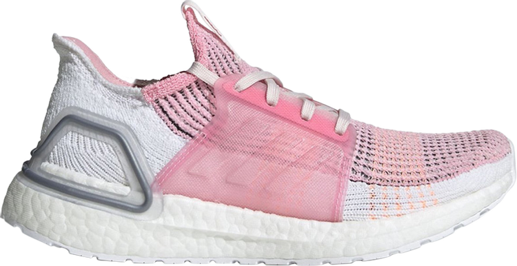 Кроссовки Adidas Wmns UltraBoost 19, белый/розовый