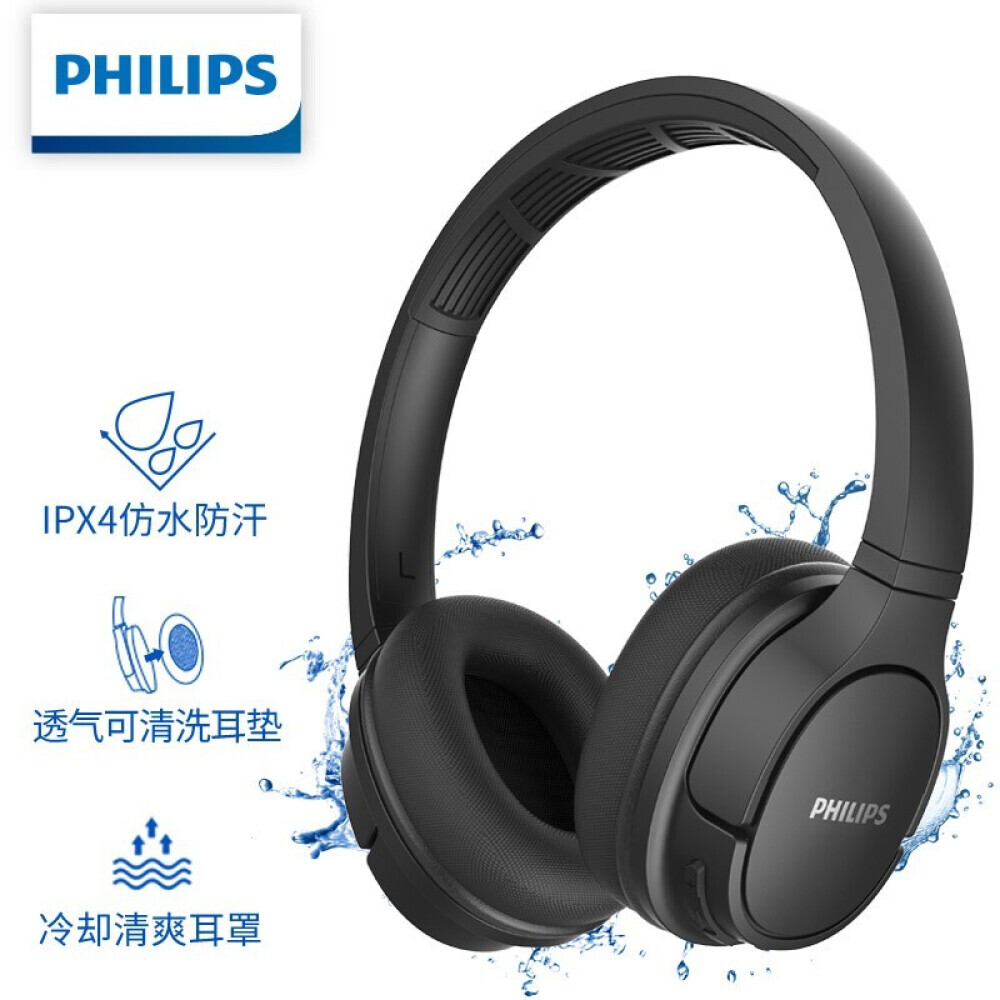 

Беспроводные наушники Philips TASH402BK с шумоподавлением, черный