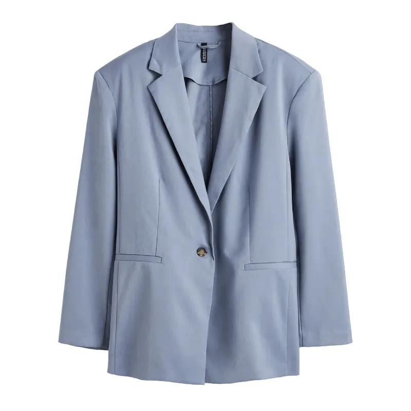 

Пиджак H&M Oversized Twill, синий