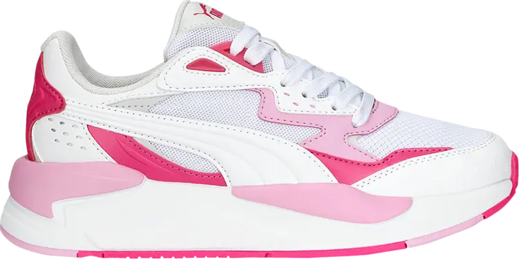 

Кроссовки Puma X-Ray Speed Jr White Glowing Pink, белый