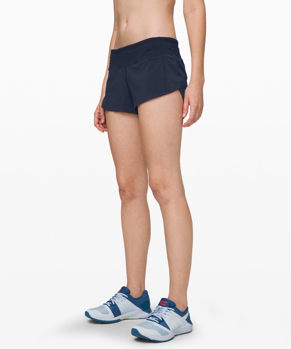 

Шорты Speed Up с низкой посадкой на подкладке, размер Lululemon, нави
