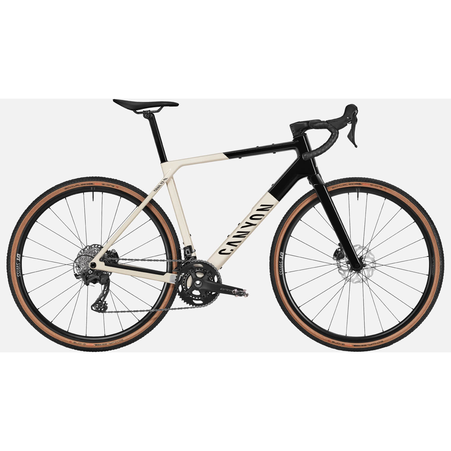гравийный велосипед kona rove nrb dl 2020 Гравийный велосипед Canyon Grail CF SL 7, светло-бежевый/черный