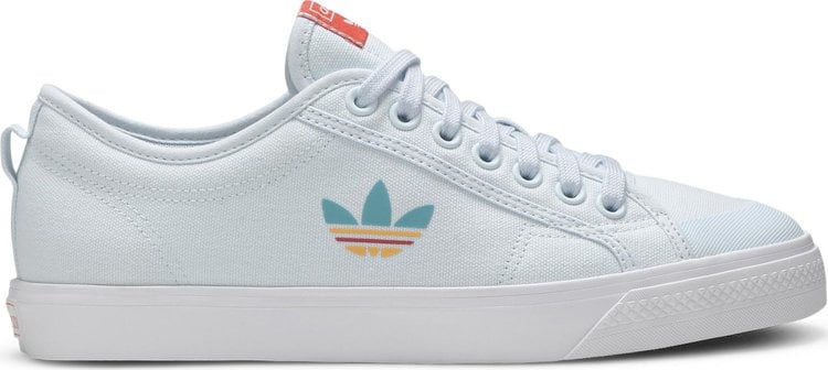 Кроссовки Adidas Nizza 'Colorful Trefoil - Sky Tint', синий - фото