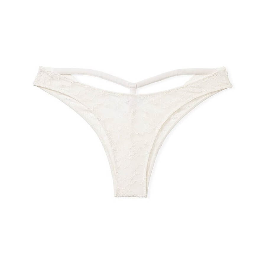 

Трусы Victoria's Secret Very Sexy Shine Chain Strap Lace Brazilian, белый