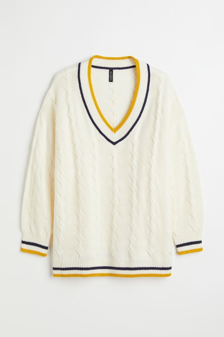

Джемпер H&M+, белый