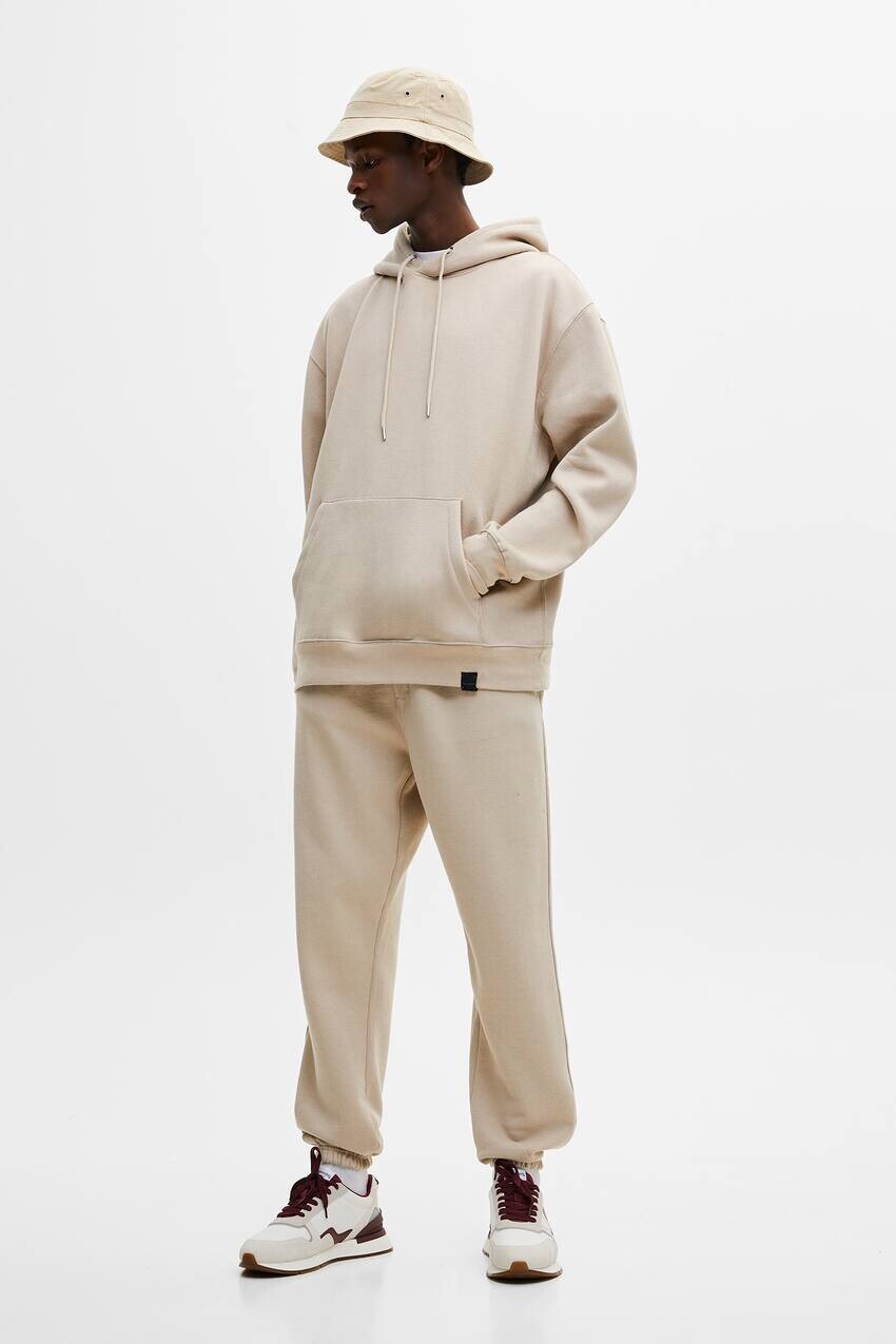 

Набор спортивных штанов и худи Pull&Bear, экрю