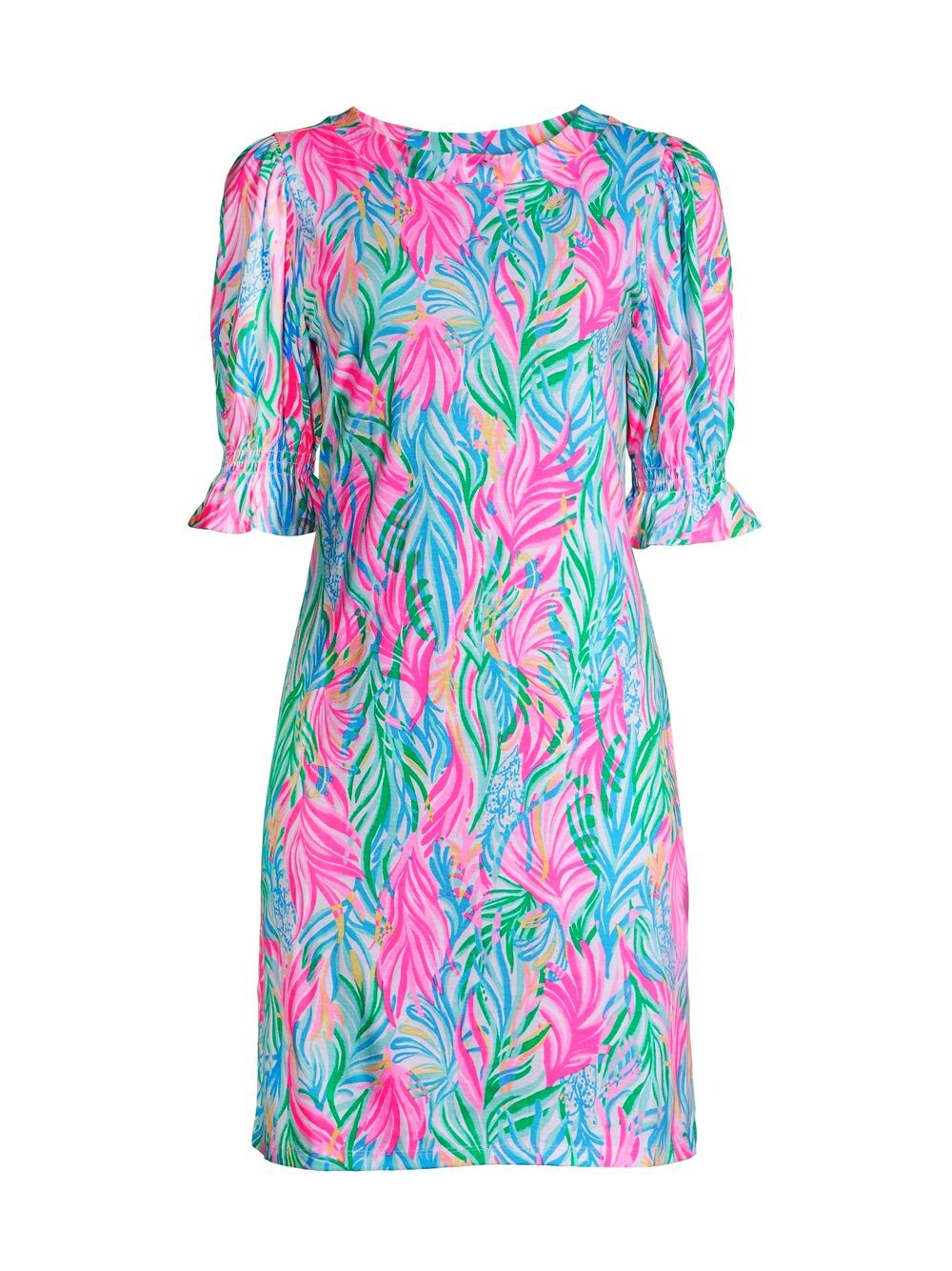 

Мини-платье Adley с пышными рукавами Lilly Pulitzer, разноцветный