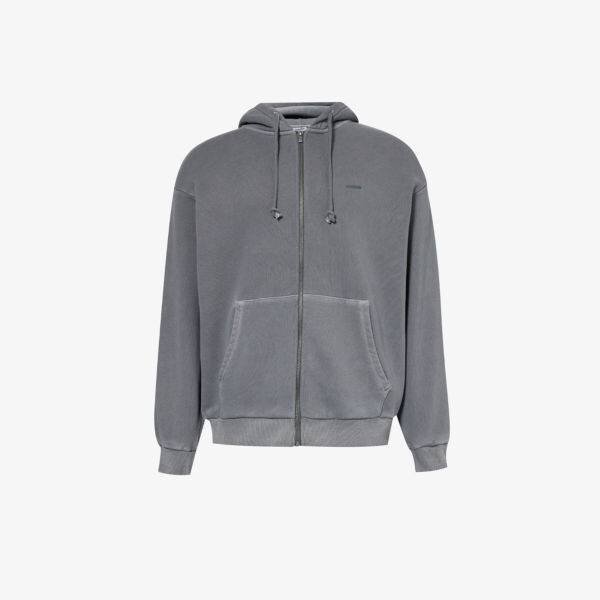 

Толстовка everywear comfort из хлопкового джерси с тисненым логотипом и застежкой-молнией Gymshark, бирюзовый
