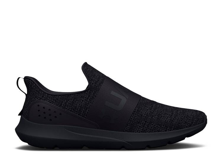 

Кроссовки Under Armour SURGE 3 SLIP 'TRIPLE BLACK', черный