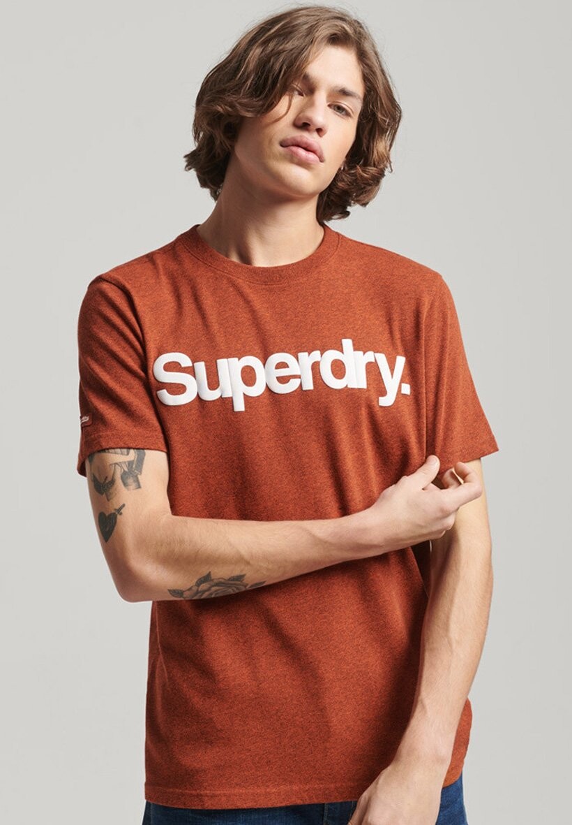 

Футболка с принтом Superdry, оранжевый