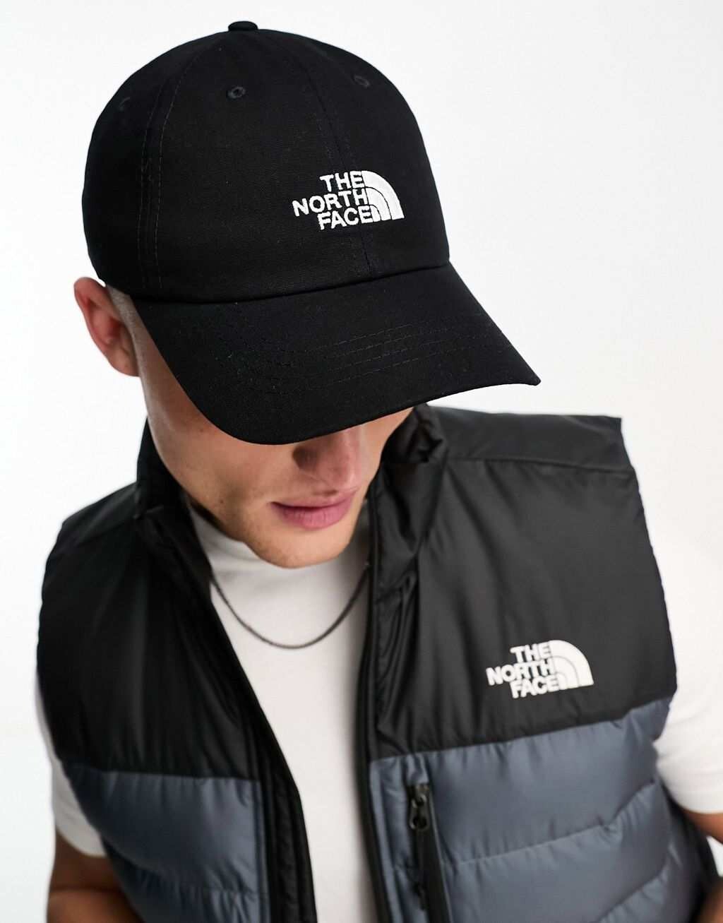 

Черная хлопковая кепка The North Face Norm