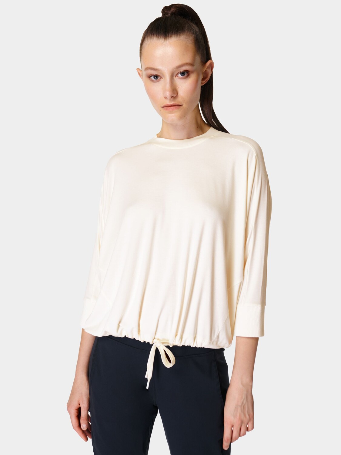 

Топ с завязками Sweaty Betty Tori, Sandbar White