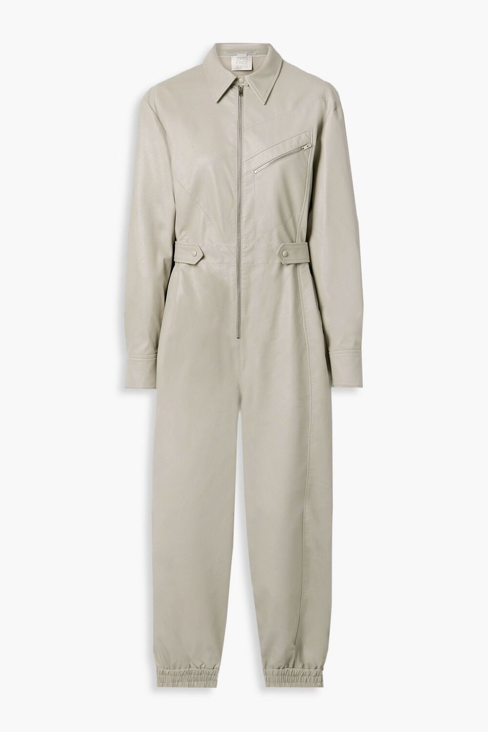 

Укороченный комбинезон Mira из искусственной кожи STELLA MCCARTNEY, грибной