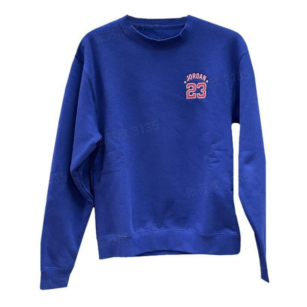 Толстовка Air Jordan Fleece Crew Sweatshirt 'Blue', синий