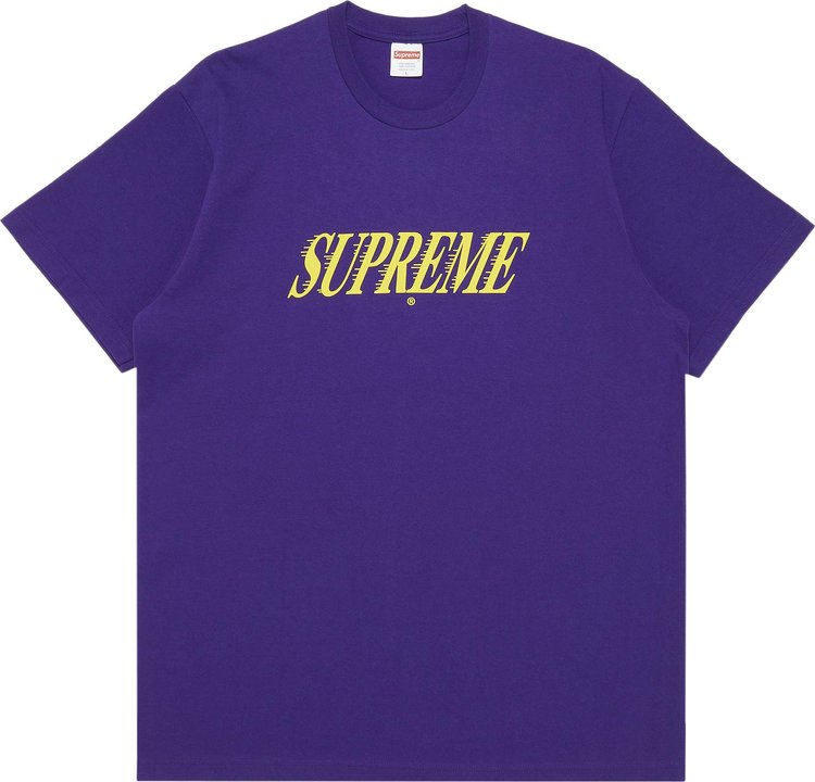 Футболка Supreme Slap Shot Tee 'Purple', фиолетовый