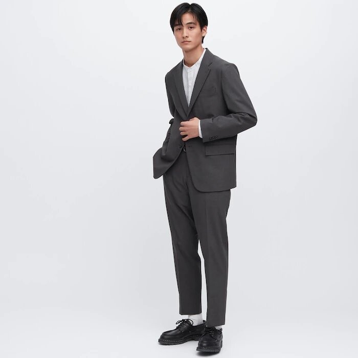 

Брюки мужские Uniclo Airsense Ultra Light Wool-like Trousers, тёмно-серый