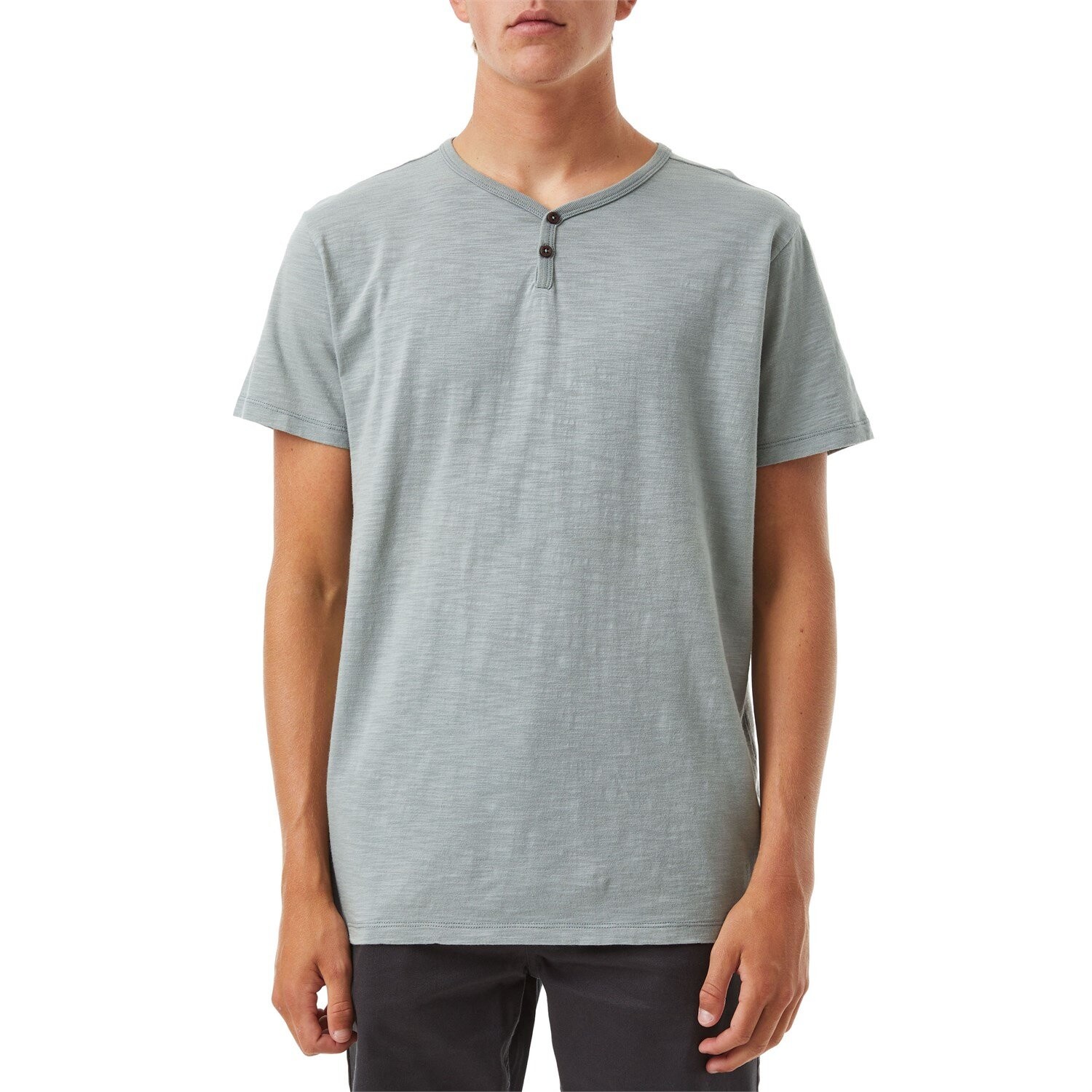

Футболка Katin Folk Henley, зеленый