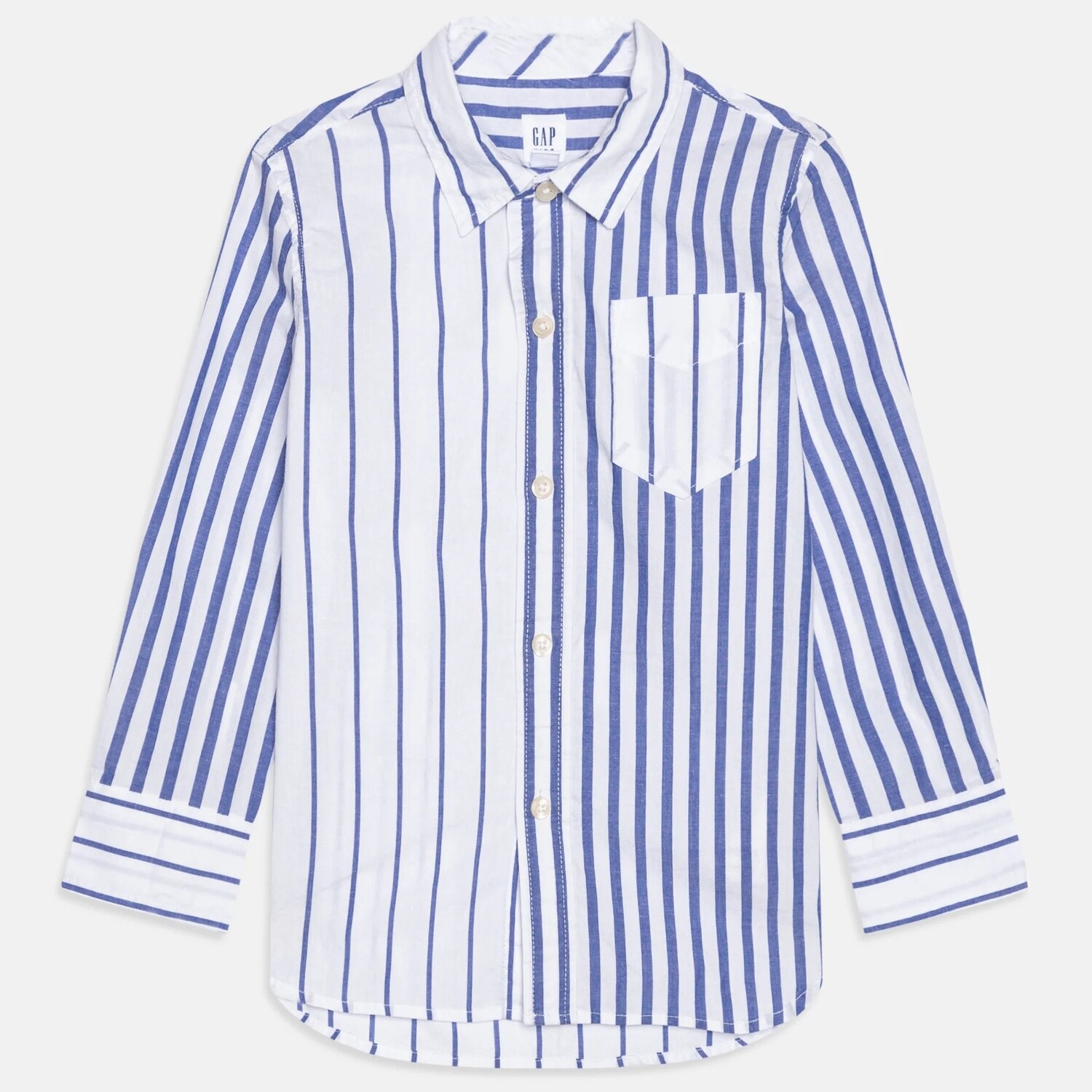 

Рубашка Gap Boys, синий/белый