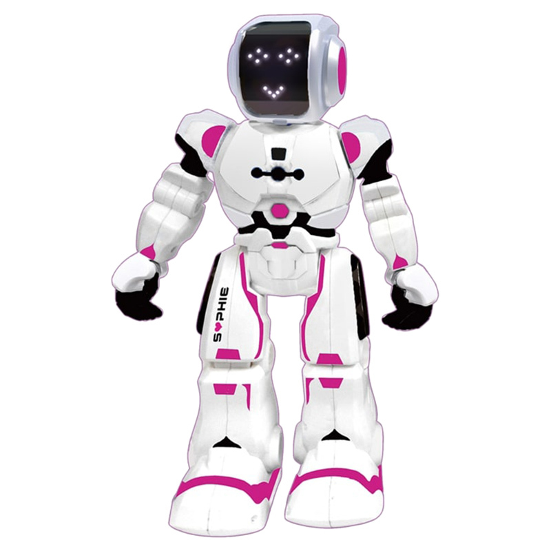 Робот Софи Xtrem Bots Hi-Tech робот радиоуправляемый смарт бот ходит свет и звук русский чип цвет красный