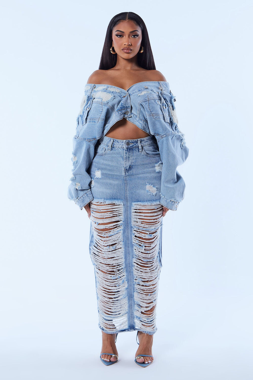

Юбка Fashion Nova FN21101I712, синий