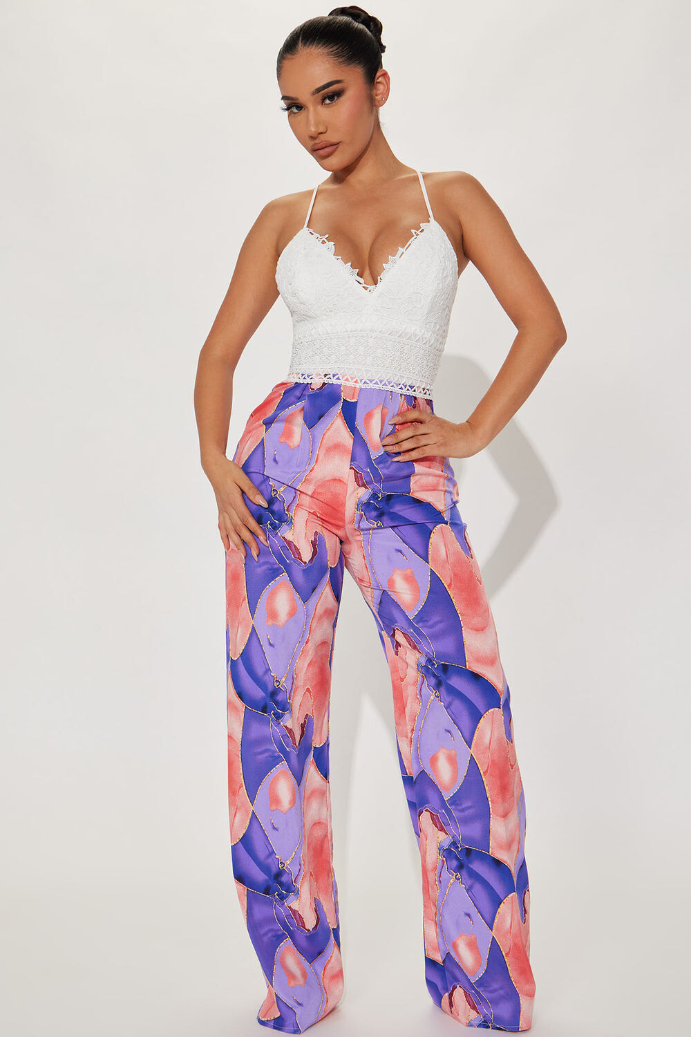 

Комбинезон Fashion Nova DM3140, фиолетовый