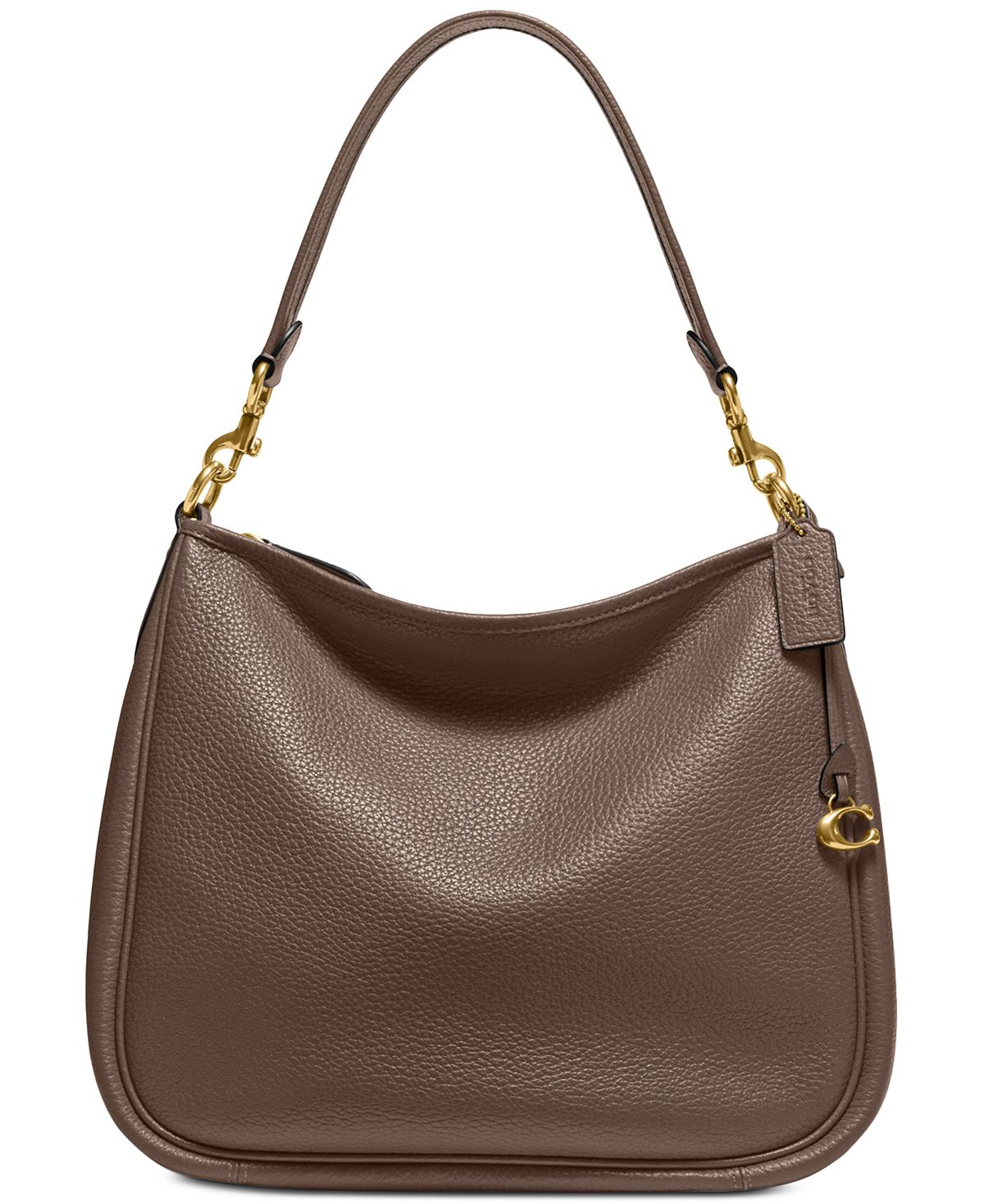 Сумка COACH Soft Pebble Leather Cary Shoulder, мульти - фото