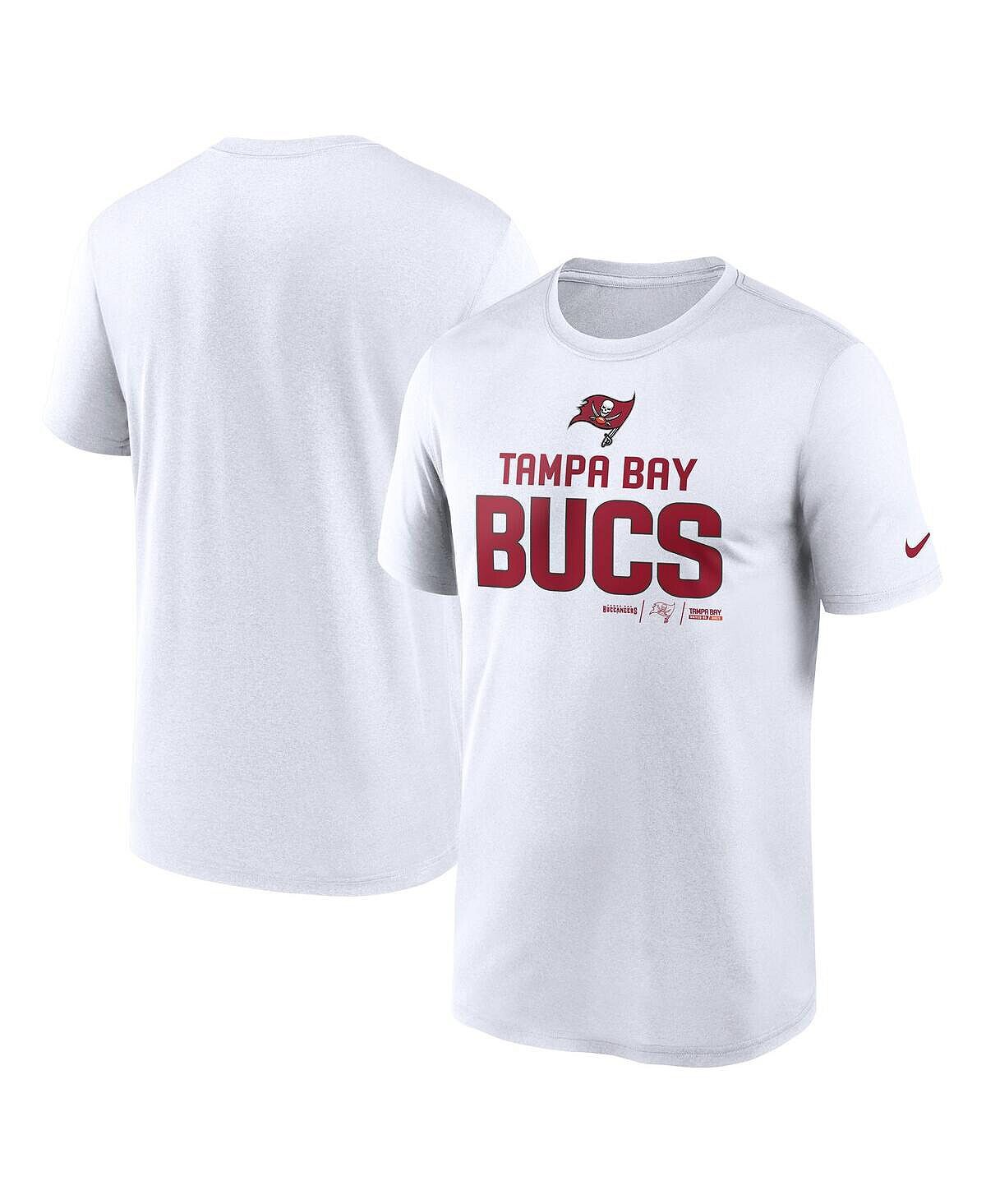

Мужская белая футболка tampa bay buccaneers legend community performance Nike, белый
