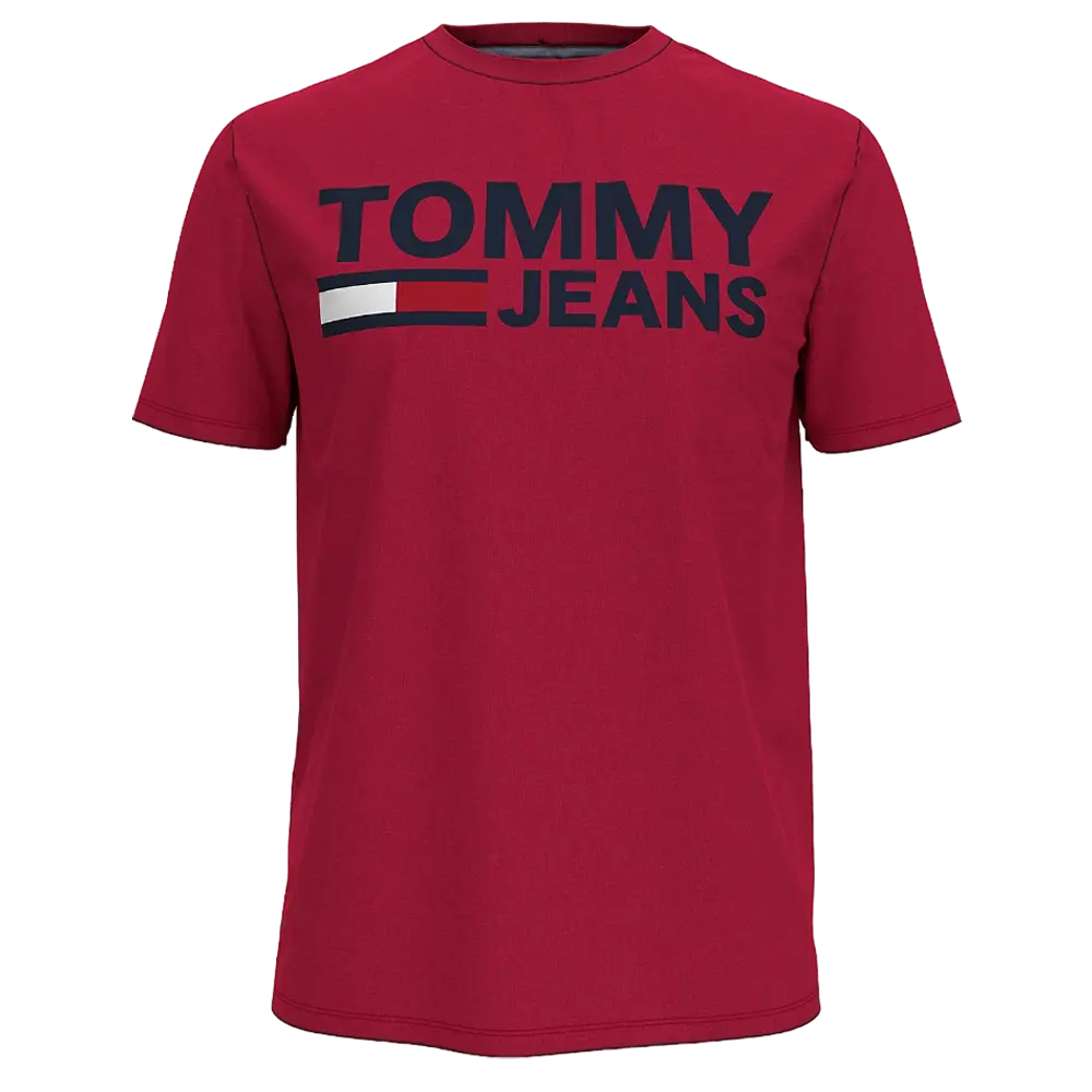 

Футболка Tommy Jeans Lockup, красный