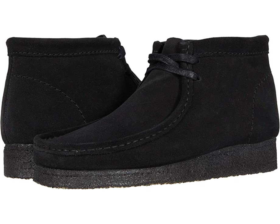 Ботинки Wallabee Boot Clarks, черный высокие ботинки clarks originals wallabee черный