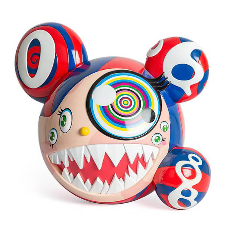 цена Виниловая фигурка Takashi Murakami Mr. Dob, красный/мультиколор