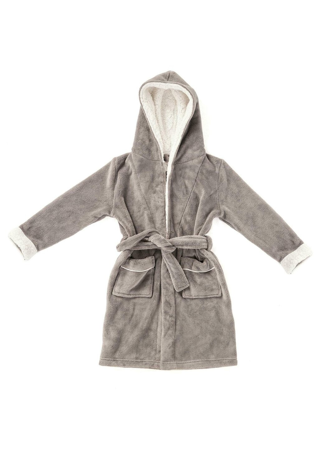 

Халат FLUFFY HOODED Chelsea Peers, цвет grey