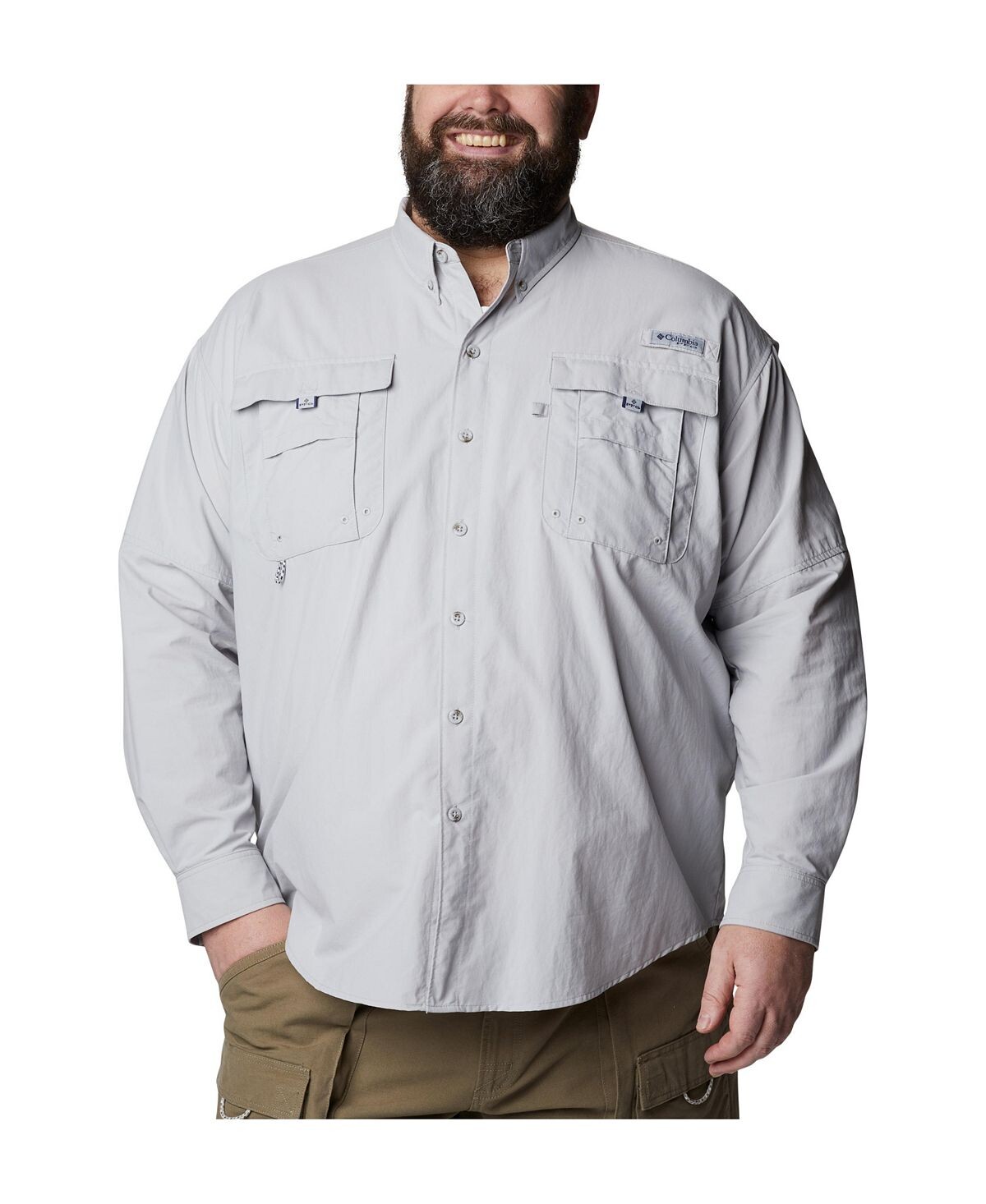 

Мужская рубашка с длинным рукавом pfg big & tall bahama ii Columbia, мульти